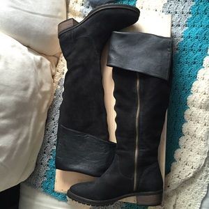 J. Jill Black Over the Knee Boots